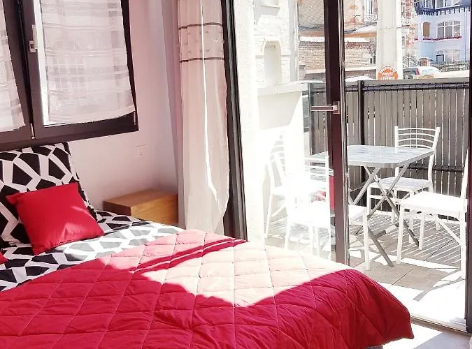 LES VAGUES, terrasse rez-de-ch, parking gratuit, lits faits, animal bienvenu et tout à pied Appartement *